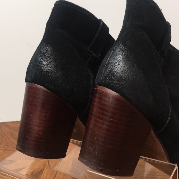 Black suede ankle boot Splendid - Picture 8 of 13